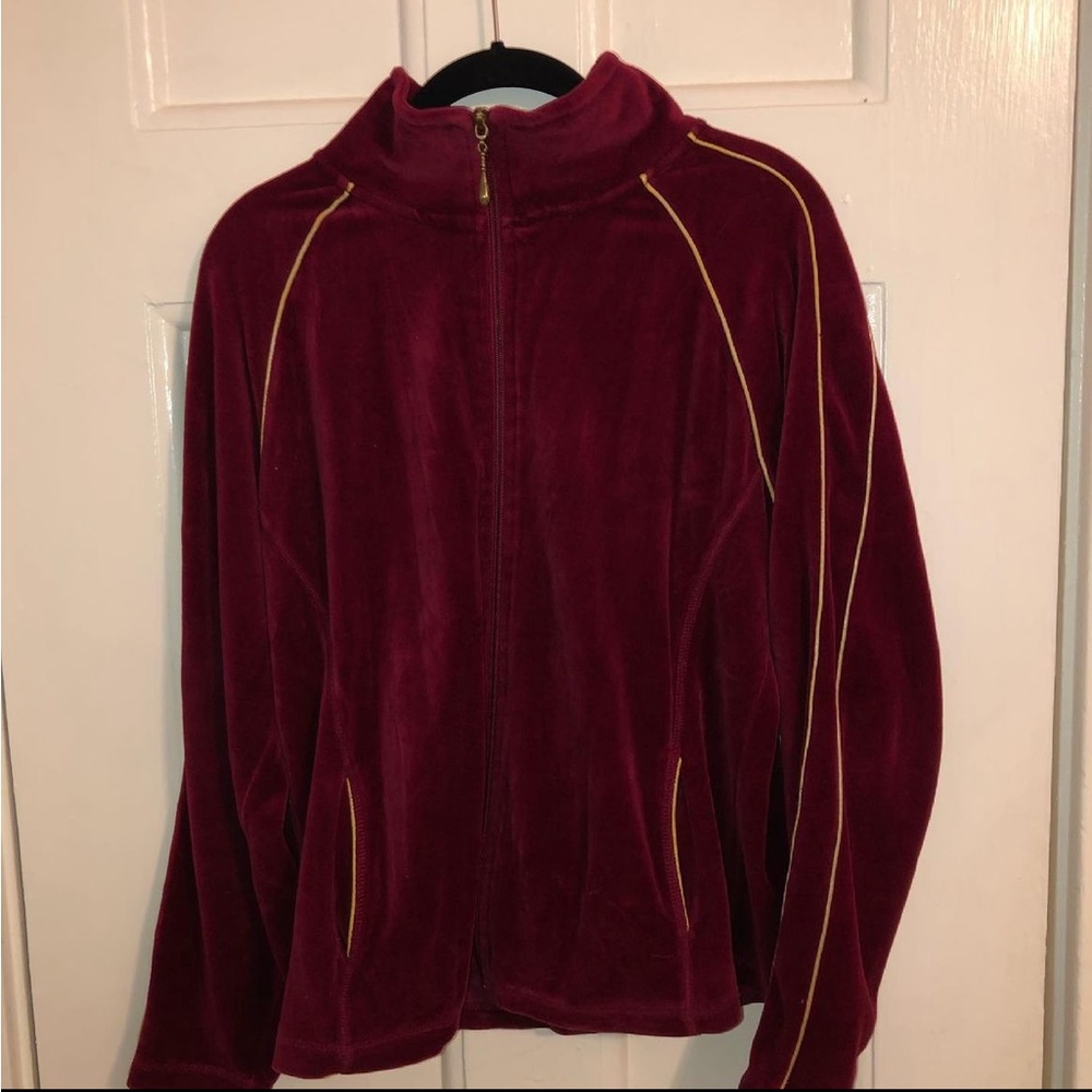 Suede sweatshirt!